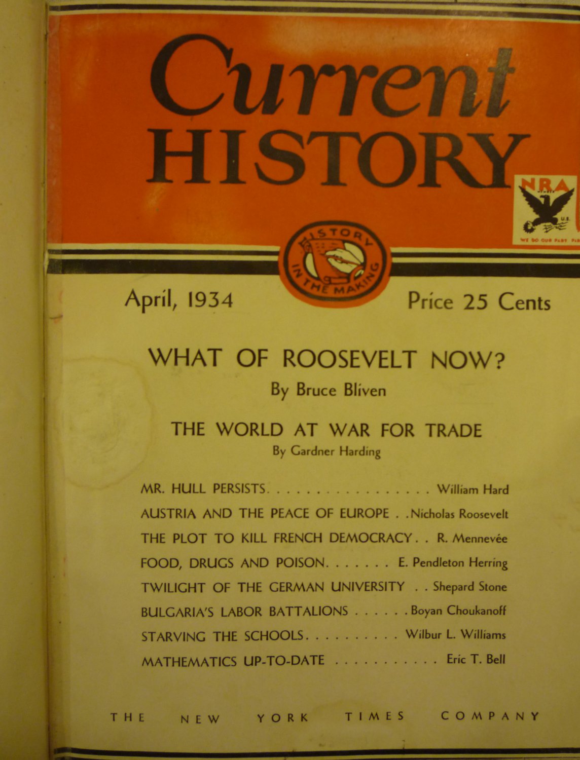 Current history