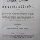 Neues Jahrbuch Deutsche Sprache Alterthumskunde