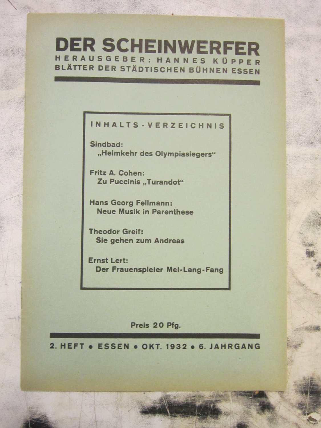 Der Scheinwerfer