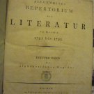 Allgemeines Repertorium der Literatur