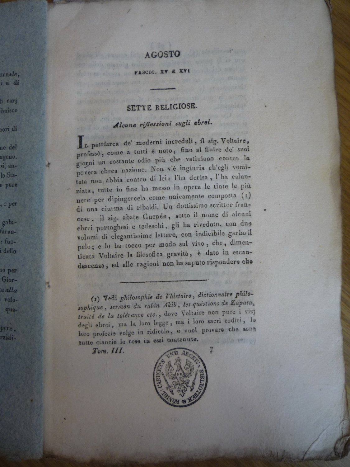 Giornale Ecclesiastico Di Roma