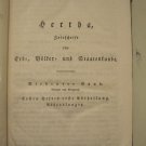 Hertha, Zeitshcrift fur Erd, volker- und staatenkunde