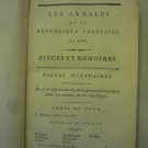 Les Annales de la Republique Francaise