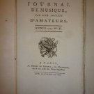 Journal de Musique,par une societe D'amateurs.