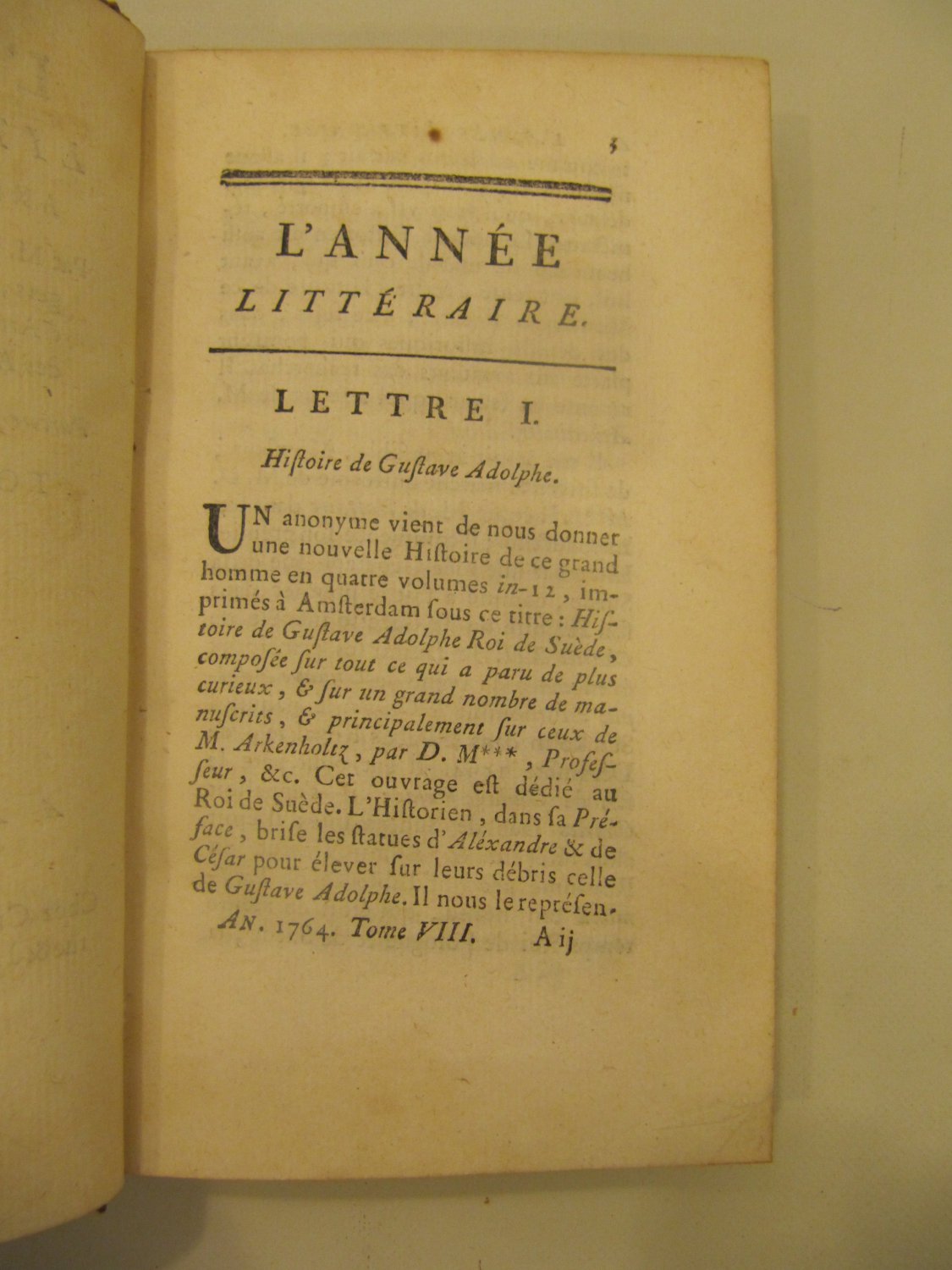 L'annee Litteraire