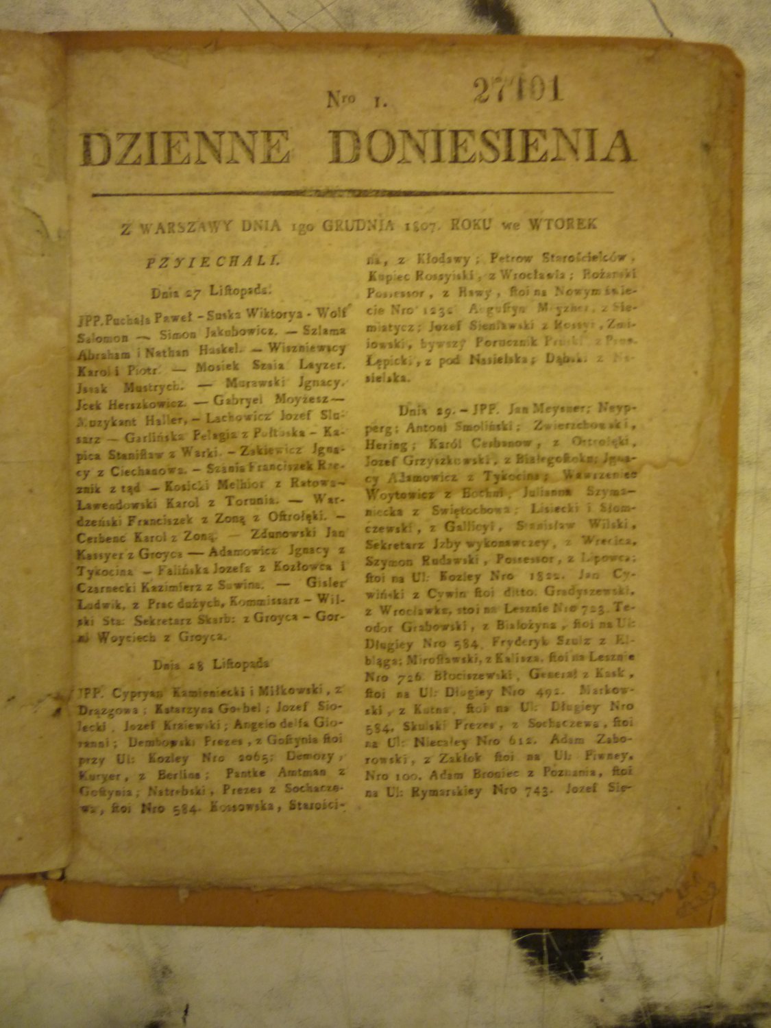 Dzienne doniesienia