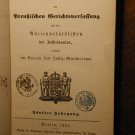 Jahrbuch der Preussischen Gerichtsverfassung