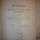 Mittheilungen des Architekten und Ingenieur Vereines. Im Konigreiche Bohmen