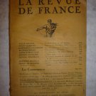 La Revue de France La Revue de France
