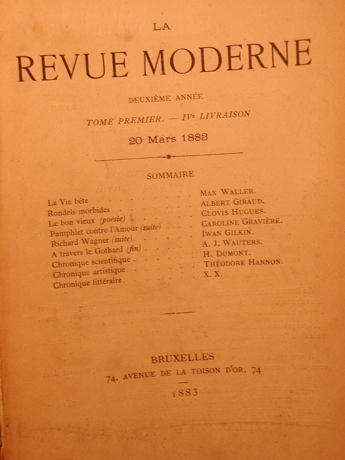 La Revue Moderne