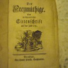 Der Vregmuthige gine mochentliche Gittenschrift