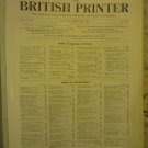 The British printer