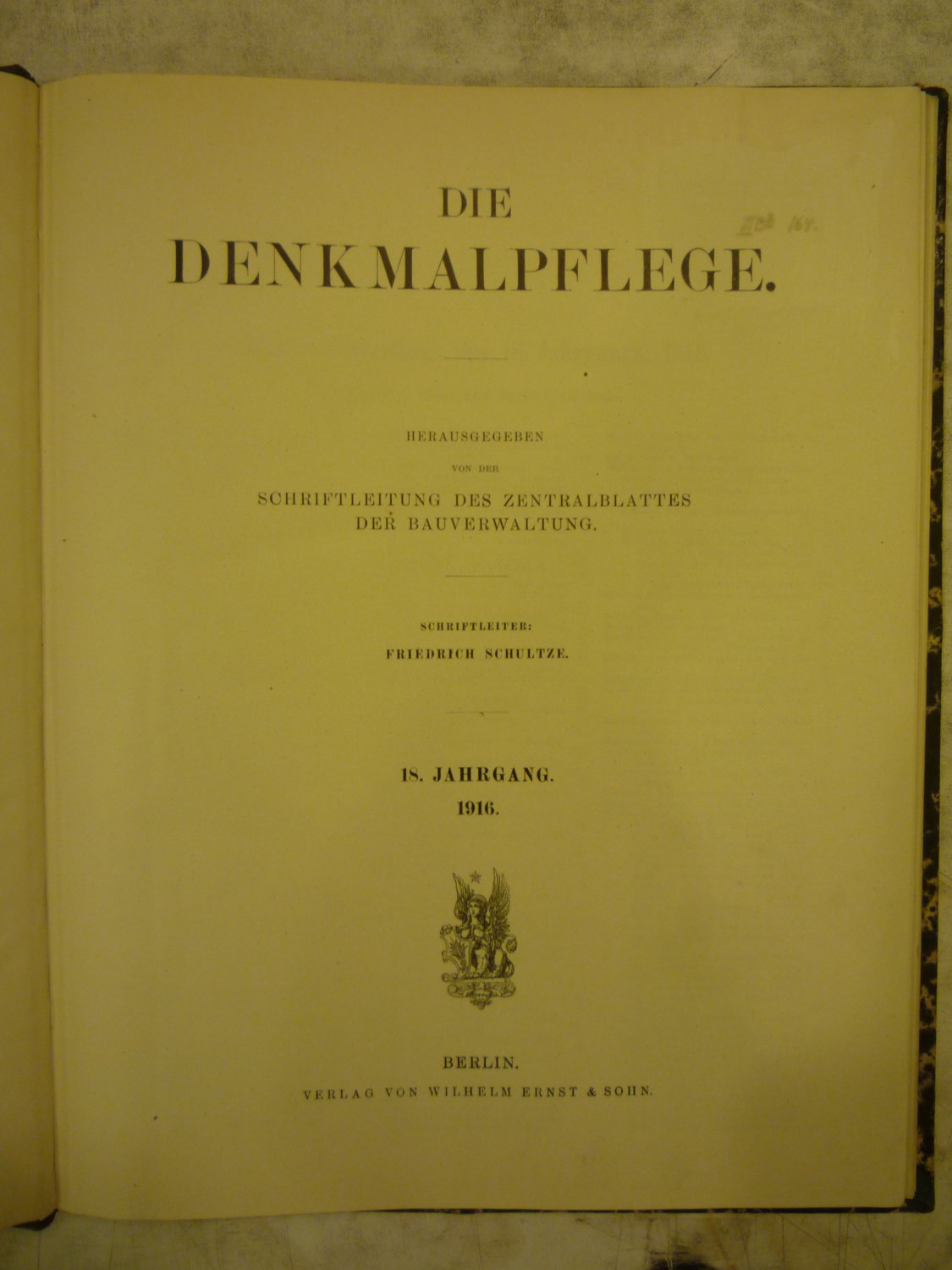 Die Denkmalpflege