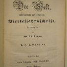 Die West unterhaltende und belehrende Vierteljahrsschrift