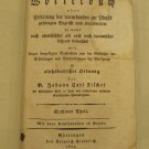 Physikalisches Worterbuch Iohan Carl Fischer