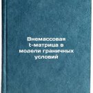 Vnemassovaya t-matritsa v modeli granichnykh usloviy. In Russian