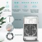 Portable Air Conditioner Mini Fan Cooler Humidifier Evaporative RGB Cooling Fan