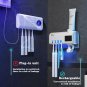 Solar Energy Toothbrush Holder Toothpaste Dispenser Bathroom Cleaner Storage