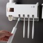 Solar Energy Toothbrush Holder Toothpaste Dispenser Bathroom Cleaner Storage