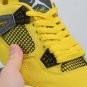 Air Jordan 4 Retro Lightning TOUR YELLOW WHITE-DARK BLUE GREY