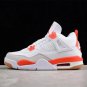 Air Jordan 4 Retro SB White Orange Unisex Sneaker
