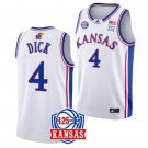 #4 Gradey Dick  Kansas Jayhawks College   White