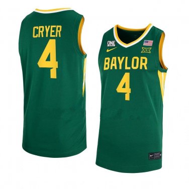 #4 Lj Cryer Anthracite  Baylor Bears College s Green