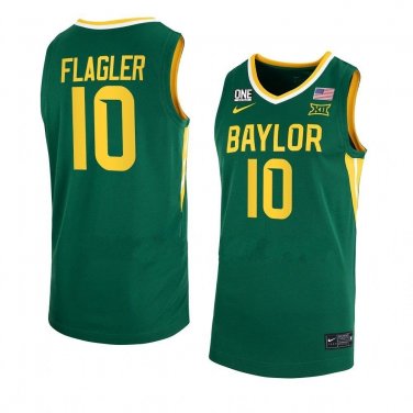 #10 Adam Flagler  Baylor Bears College s Green