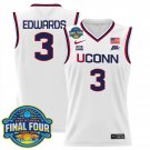 Aaliyah Edwards  #3 UConn Huskies 2025 Big Eat Final Four Patch White