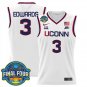 Aaliyah Edwards  #3 UConn Huskies 2025 Big Eat Final Four Patch White