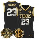 Aaliyah Moore  #23 Texas Longhorns 2025 Sec Final Four Patch Black Gold