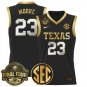 Aaliyah Moore  #23 Texas Longhorns 2025 Sec Final Four Patch Black Gold