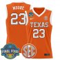 Aaliyah Moore  #23 Texas Longhorns 2025 Sec Final Four Patch Orange