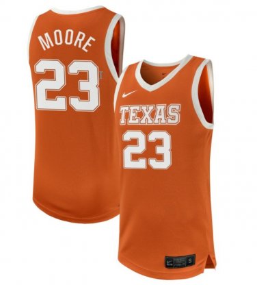 Aaliyah Moore  #23 Texas Longhorns NIL  Texas Orange