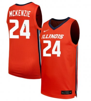 Adalia McKenzie  #24 Illinois Fighting Illini NIL  Orange