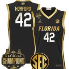 Al Horford  #42 Florida Gators 2025 National Champions Patch Black Gold