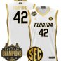 Al Horford  #42 Florida Gators 2025 National Champions Patch White Gold