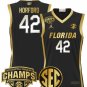 Al Horford  #42 Florida Gators 2025 SEC Champions Stitched Black Gold
