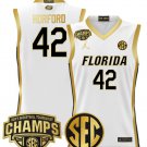 Al Horford  #42 Florida Gators 2025 Tournament Champions Patch White Gold