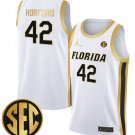 Al Horford  #42 Florida Gators Swingman  Stitched White Gold
