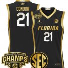 Alex Condon  #21 Florida Gators 2025 Tournament Champions Patch Black Gold