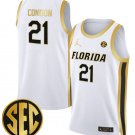 Alex Condon  #21 Florida Gators Swingman Stitched White Gold