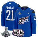 Aliaksei Protas  #21 Washington Capitals 50th 2018 Stanley Cup Champions Patch Royal