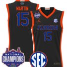 Alijah Martin  #15 Florida Gators 2025 National Champions Patch Black
