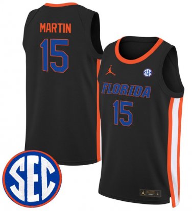 Alijah Martin  #15 Florida Gators Swingman Stitched Black