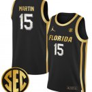 Alijah Martin  #15 Florida Gators Swingman Stitched Black Gold