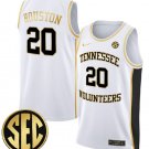 Allan Houston  #20 Tennessee Vols 2024 Swingman White Gold