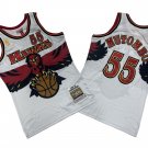 Atlanta Hawks #55 Dikembe Mutombo  White