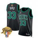 Boston Celitics  #33 Larry Bird  2024 Finals Statement Black