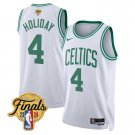 Boston Celitics #4 Jrue Holiday 2024 Finals Association White